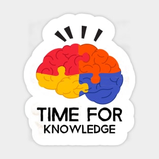 Time For Knowledge Sticker